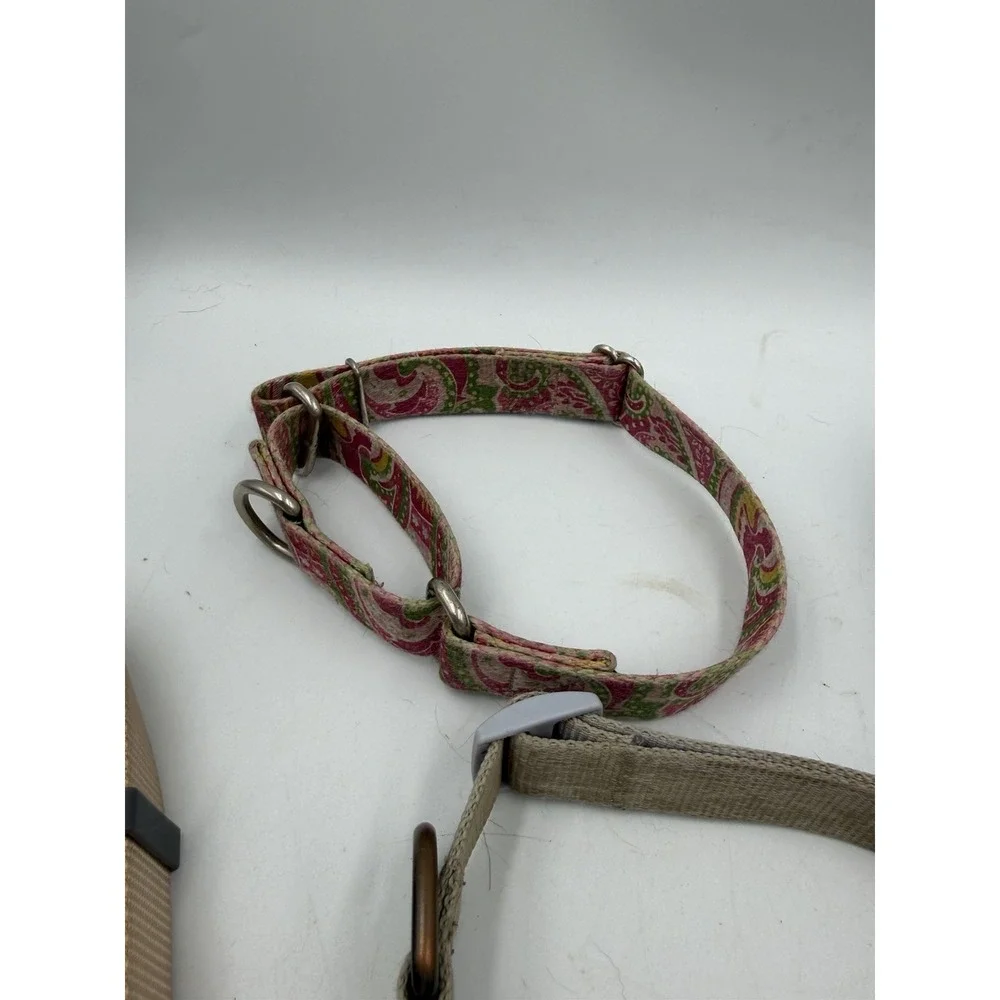 Lot Of 4 Used M/L/XL Dog Collars Training Etc - 1 Martingale